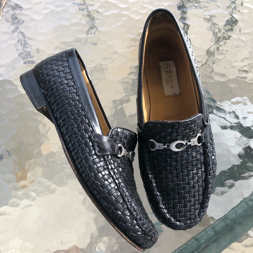 Women Coach Leather Loafers